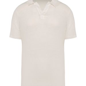 Men’s Linen Polo Shirt, miniatyr 3